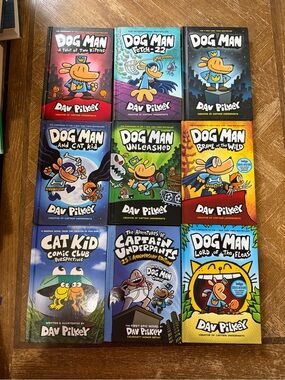 Dog Man, Cat Kid, Captain Underpants Books by Dav Pilkey